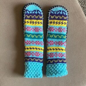 Colorful Knit Slipper Socks